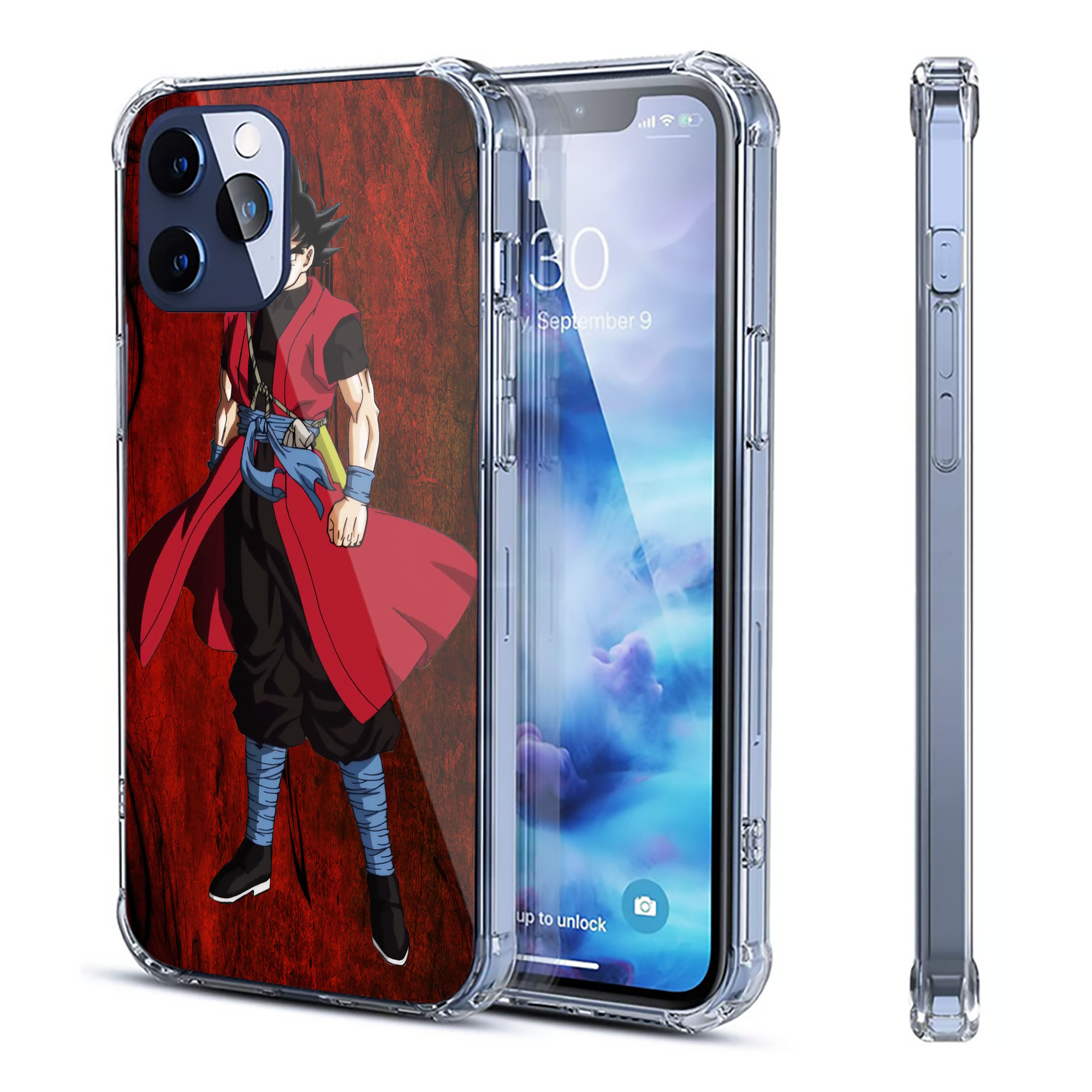 （画像用） ドラゴンボール DRAGON BALL 【iPhone 12シリーズ対応】透明スマホケース（クリアソフトケース）